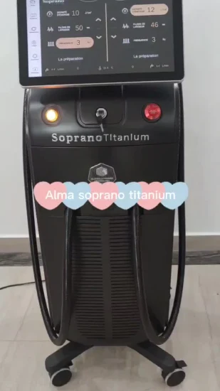 Neueste 4K Alexandrit-Laser-Platin-Titan/755 808 1064 nm Diodenlaser-Haarentfernungsmaschine